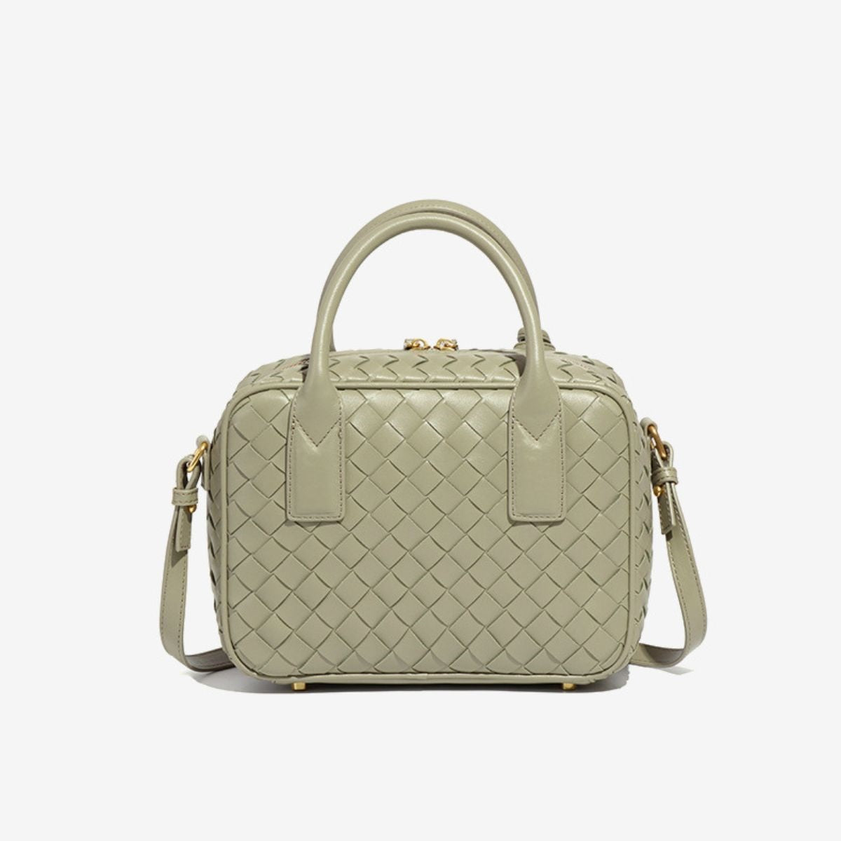 Arden Woven Crossbody Bag Green