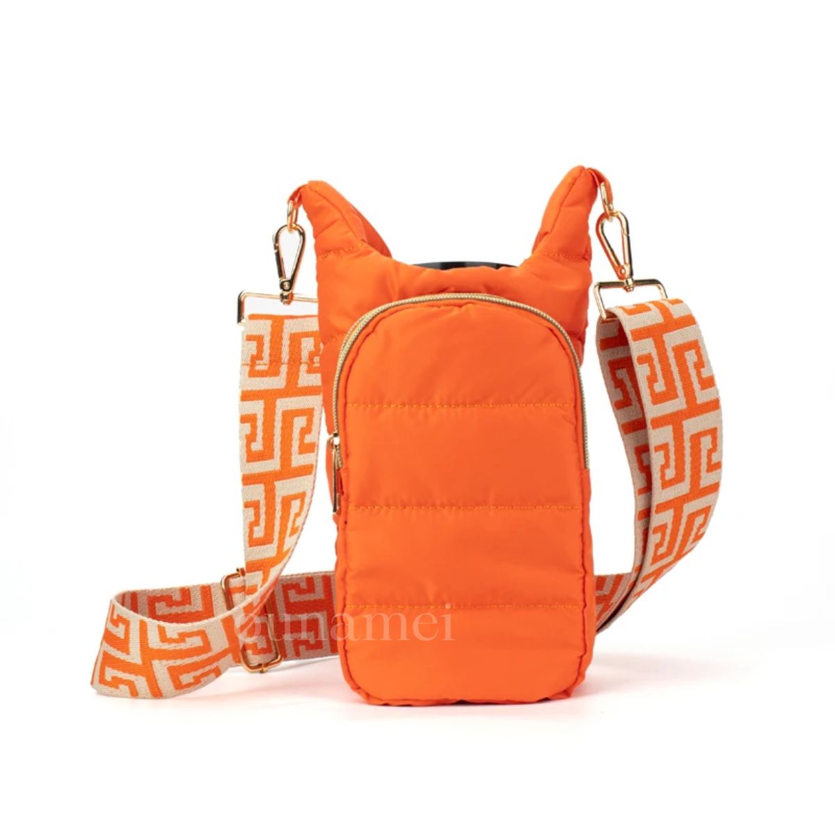 Crossbody HydroBag for Water Bottle Orange