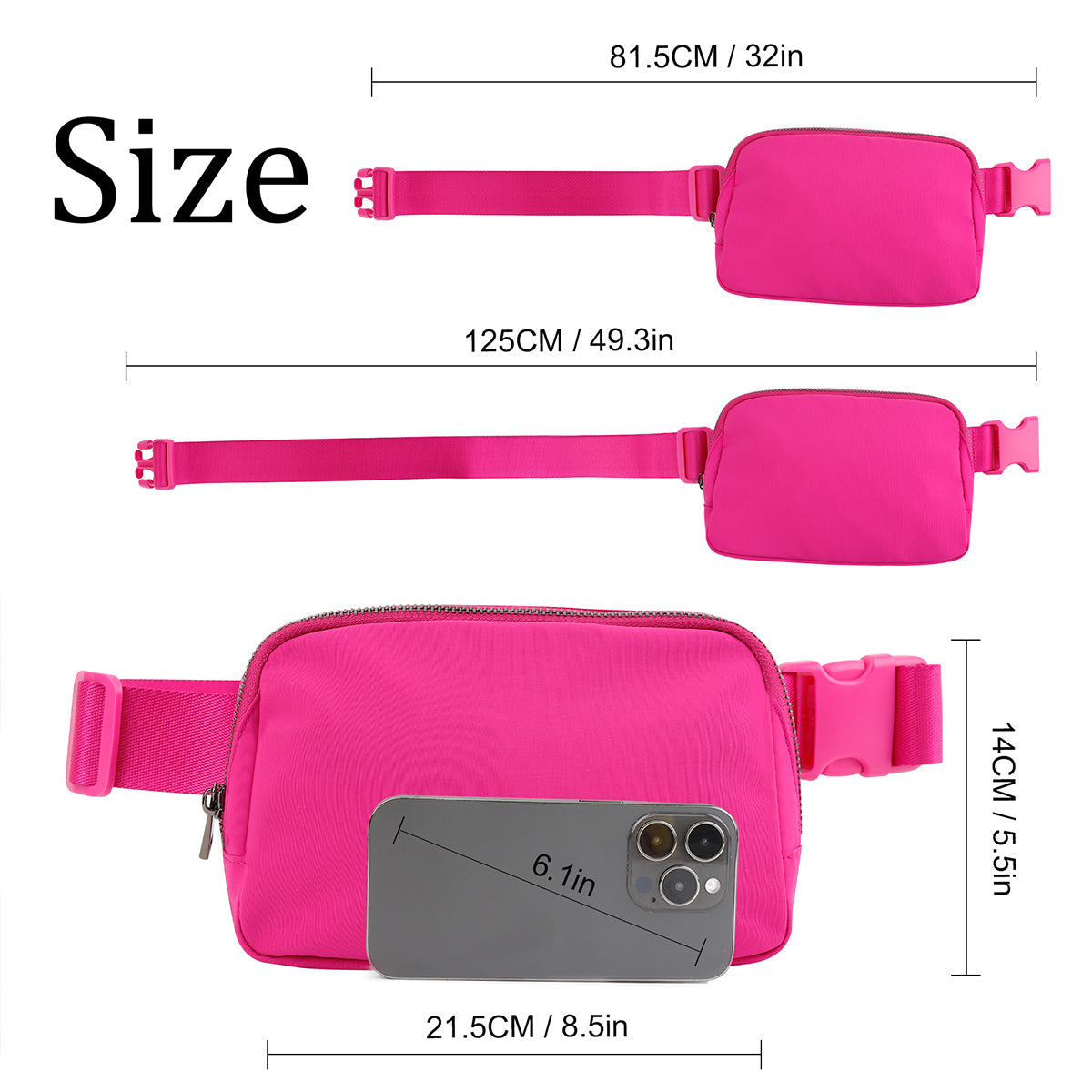 Belt Bag hot pink