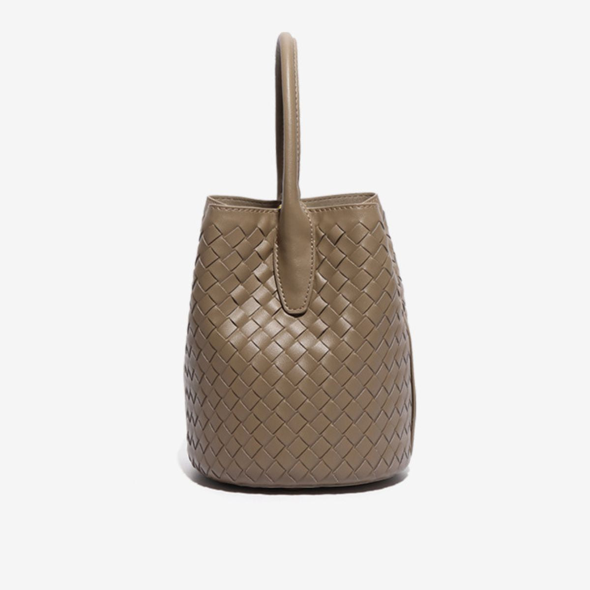 Diana Woven Bucket Bag Khaki