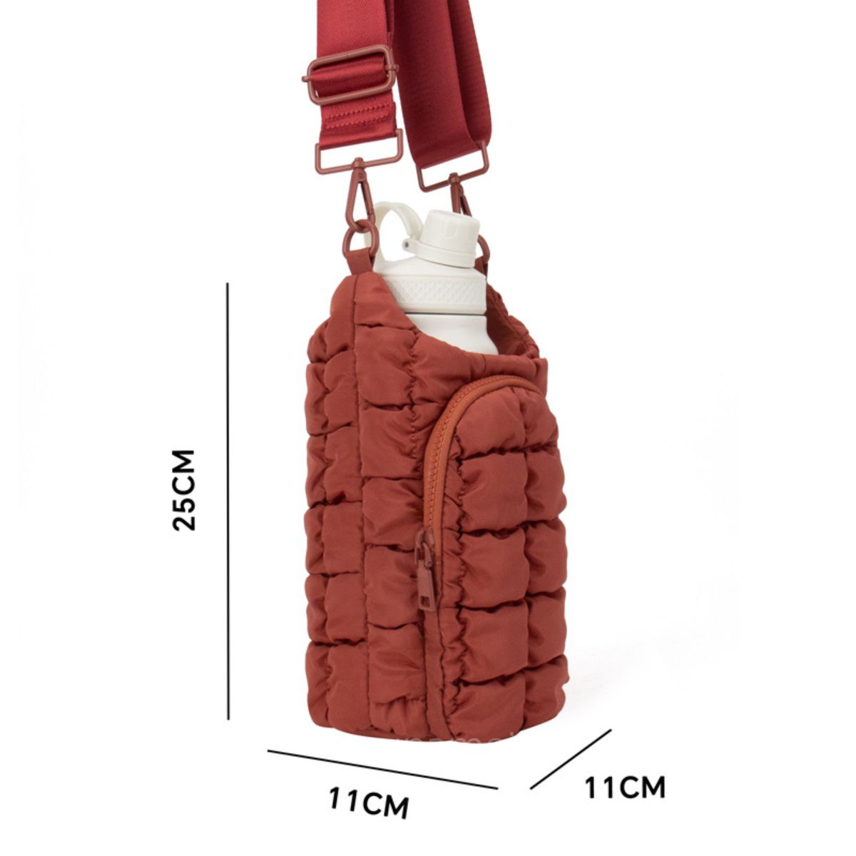 Rust Crossbody Bag For Essentials