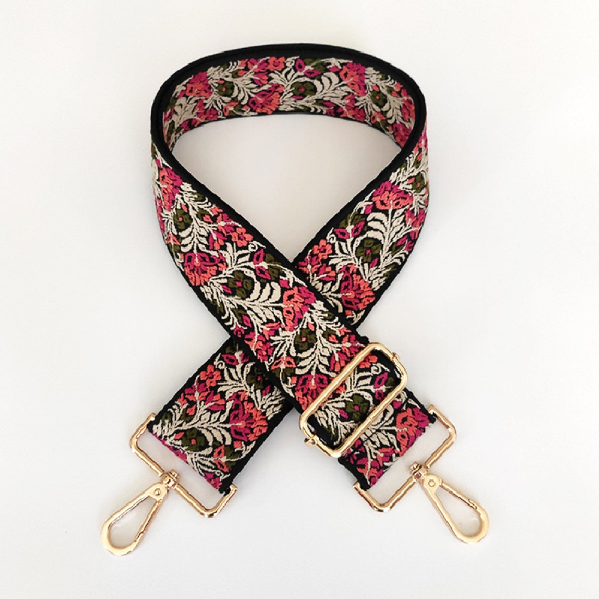 Vintage Floral Bag Strap