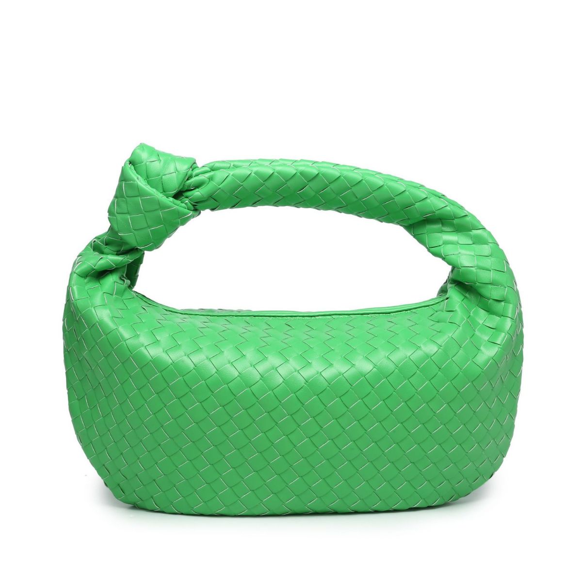 Willow Woven Knotted Hobo Bag Green