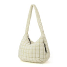 ounamei cozy carryall quilted hobo Cream