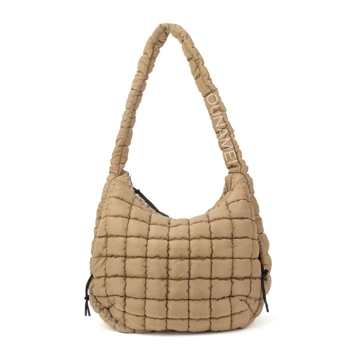 ounamei cozy carryall quilted hobo hot khaki