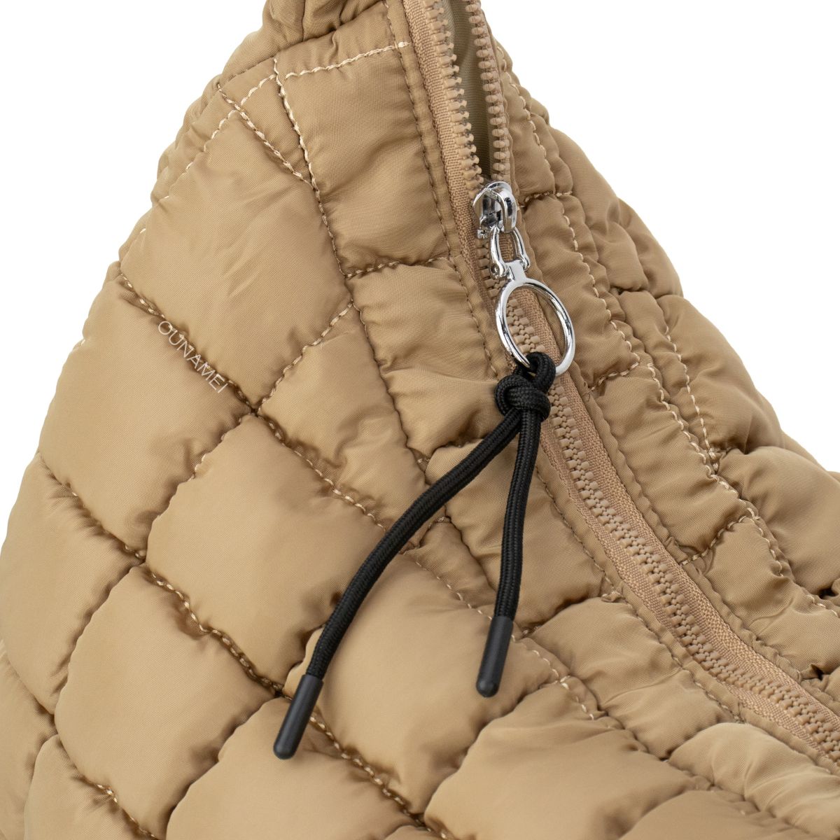 ounamei cozy carryall quilted hobo hot khaki