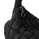 ounamei cozy carryall quilted hobo black