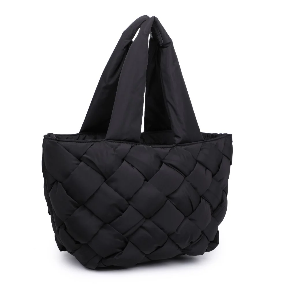 Puffer Jacket Woven Tote