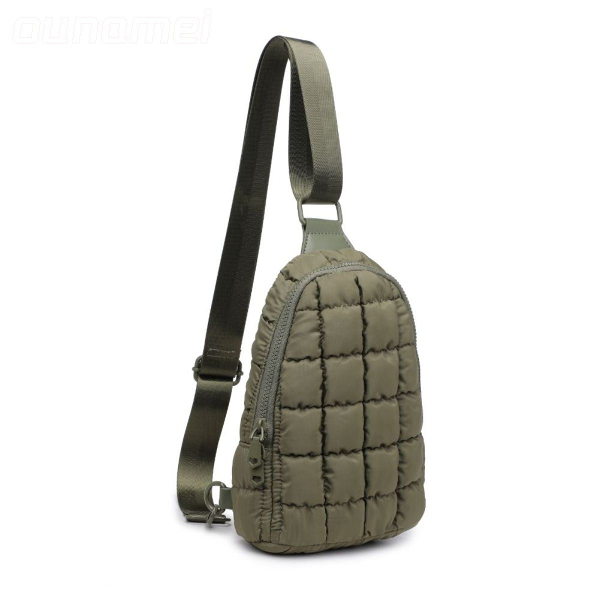 Puffer Quilted Sling Bag